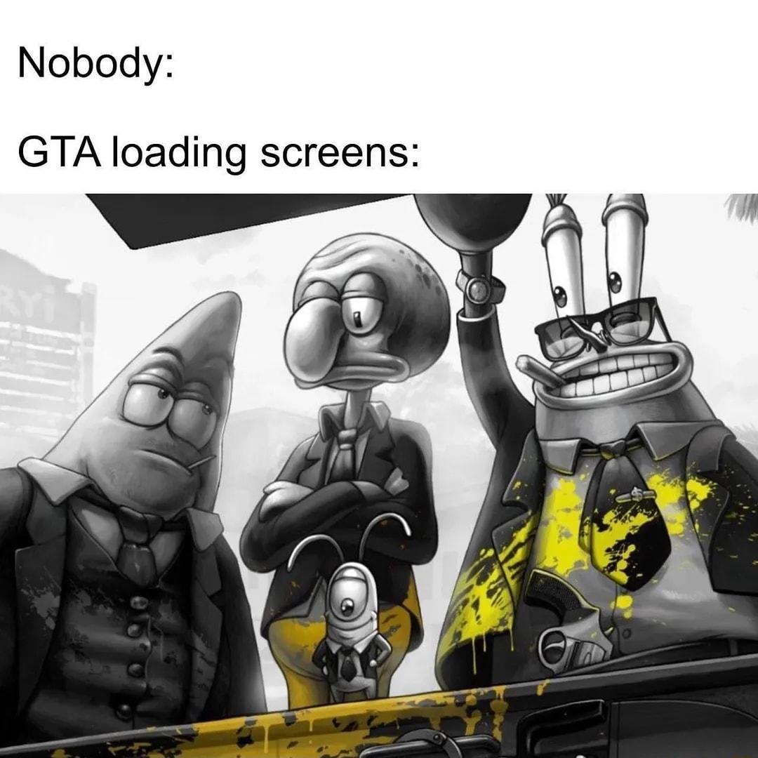 Nobody GTA loading screens