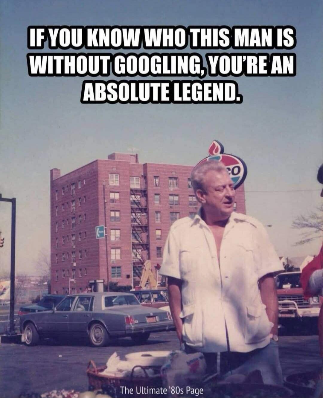 IF YOU KNOW WHO THIS MAN IS WITHOUT GOOGLING, YOU'RE AN ABSOLUTE LEGEND. The Ultimate '80s Page