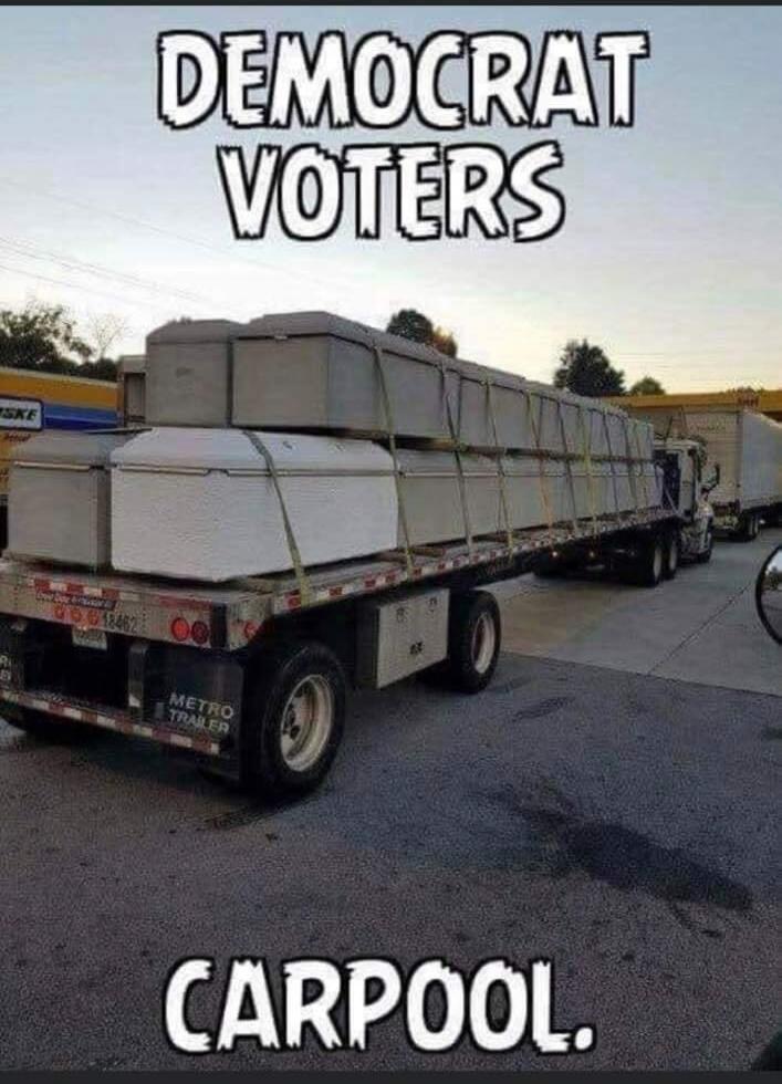 DEMOCRAT VOTERS CARPOOL.