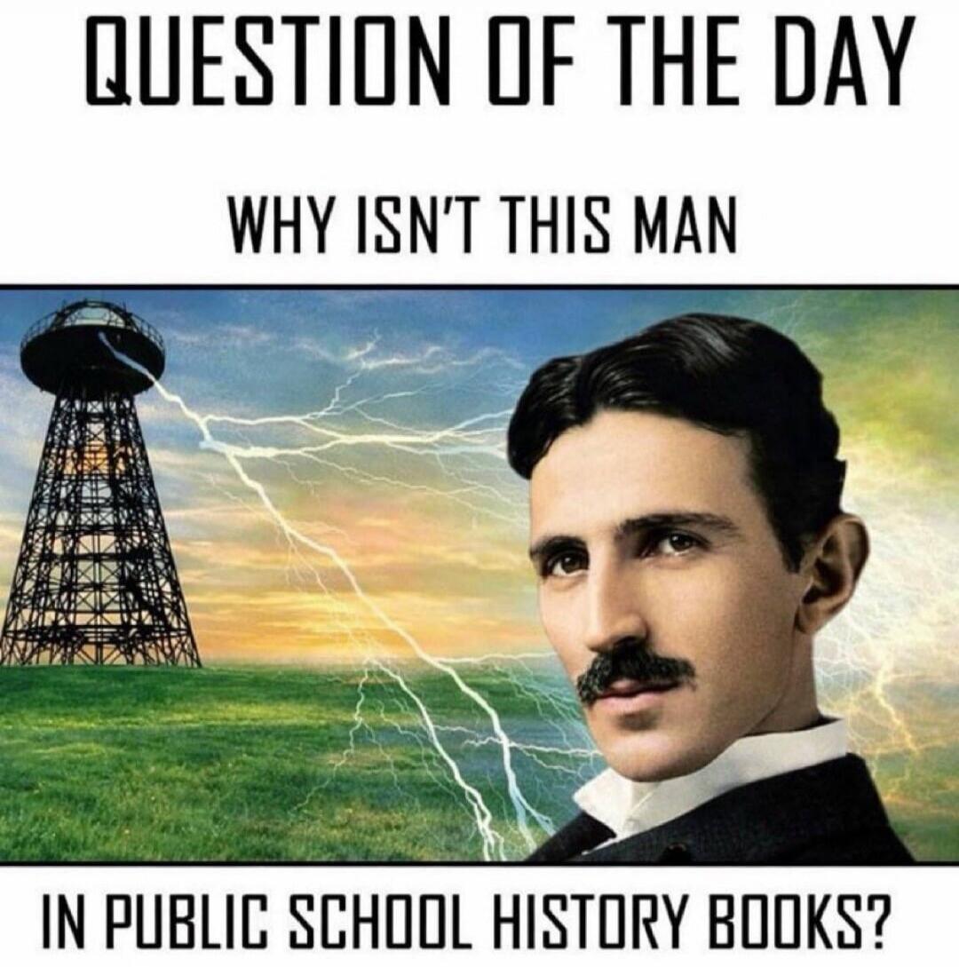 QUESTION OF THE DAY WHY ISN'T THIS MAN IN PUBLIC SCHOOL HISTORY BOOKS?