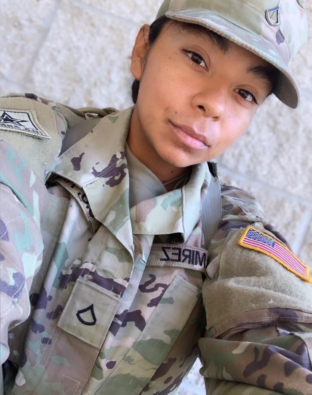 ARMY; US flag patch; camouflage uniform