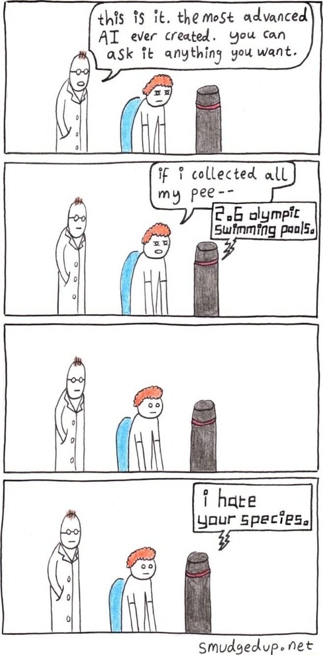 GHS 15 it themest advanced AT ever created You an ask Tt anything you want Cob alympt Swinmfng paalss o hate your specips smudgedupnet