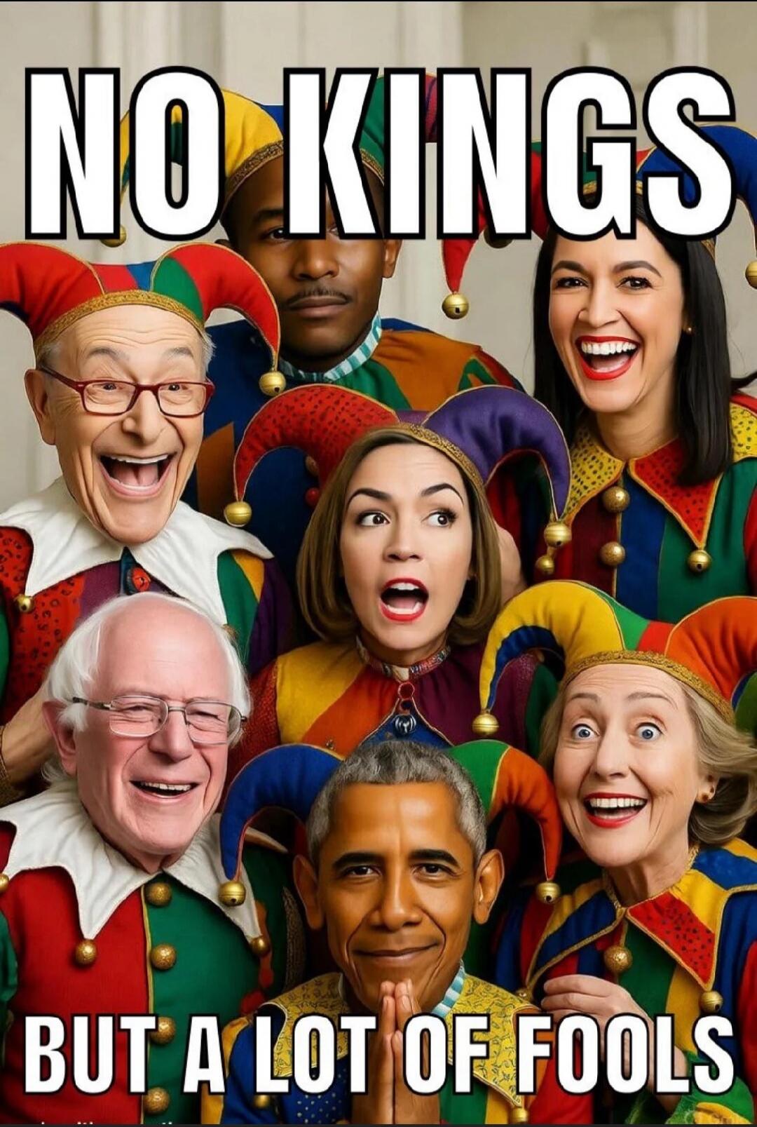 NO KINGS BUT A LOT OF FOOLS
