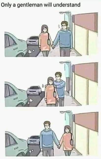 Only a gentleman will understand