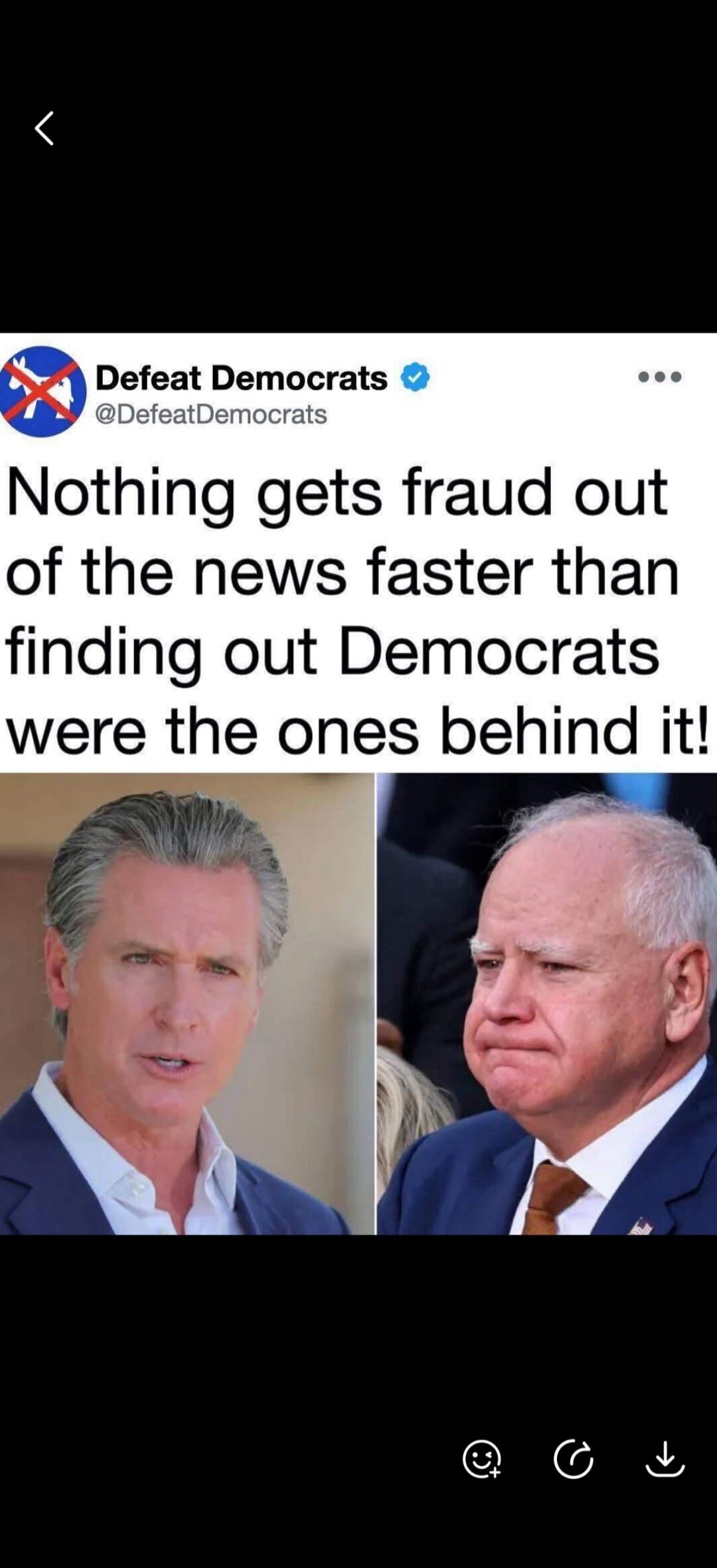 Nothing gets fraud out of the news faster than finding out Democrats were the ones behind it!
