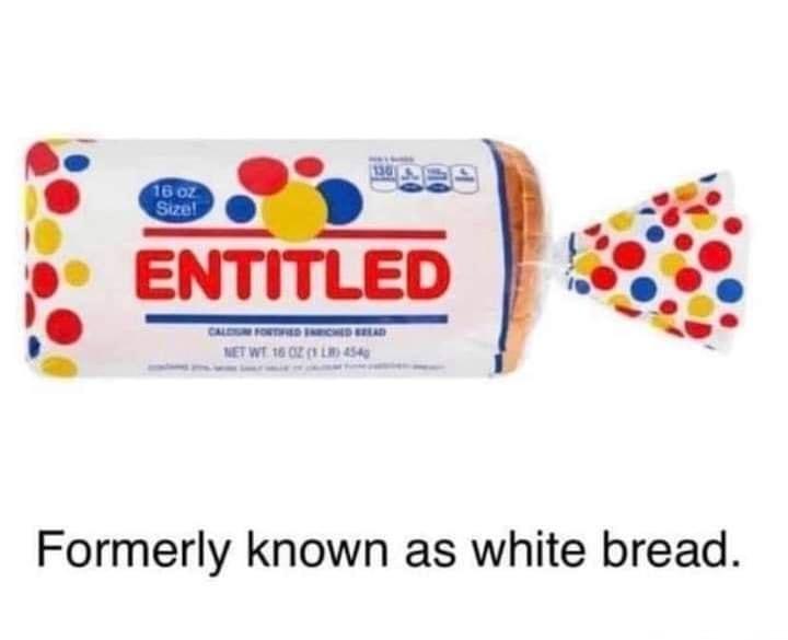 Formerly known as white bread