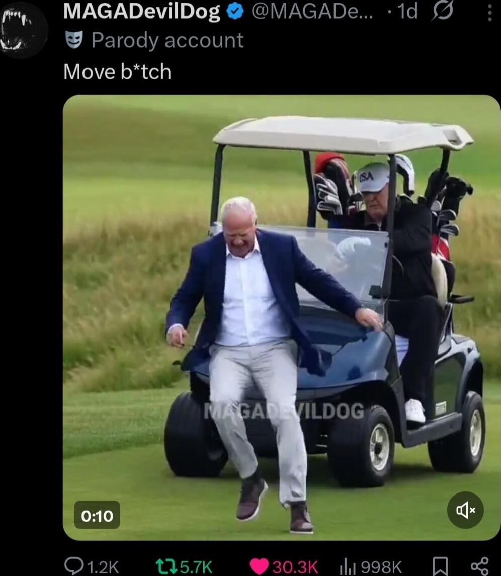 Parody account
Move b*tch