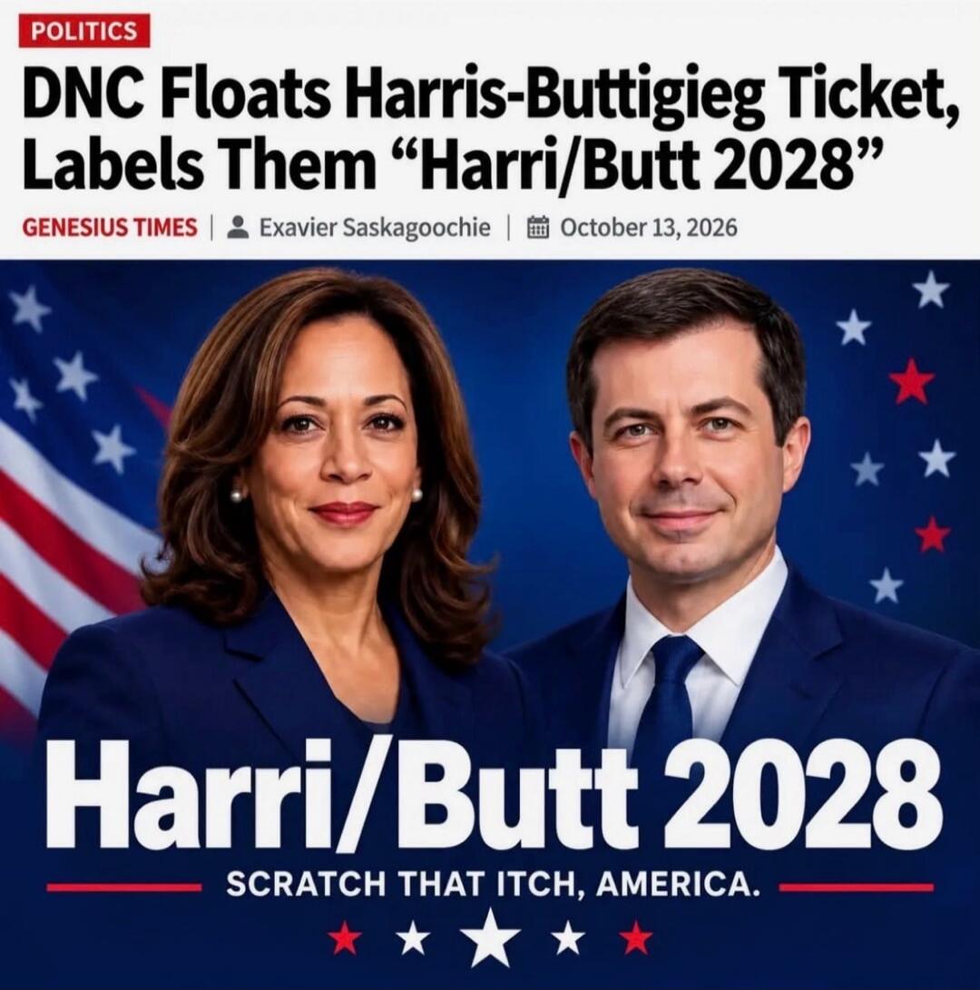 POLITICS DNC Floats Harris-Buttigieg Ticket, Labels Them 