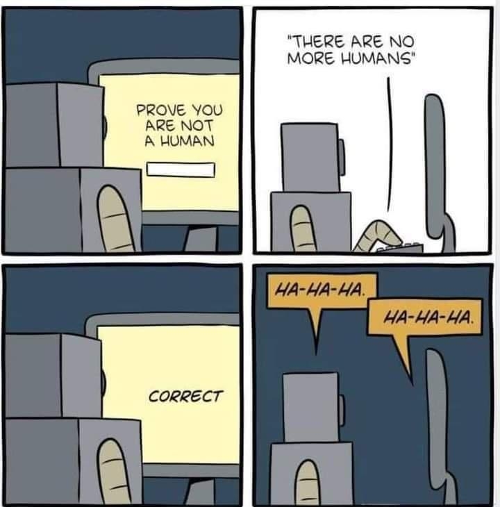 THERE ARE NO MORE HUMANS