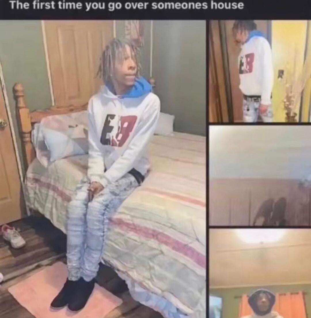 The first time you go over someones house