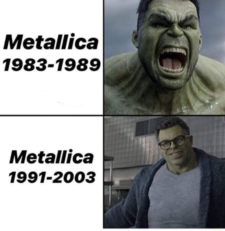 Metallica 1983 1989 Metallica 1991 2003