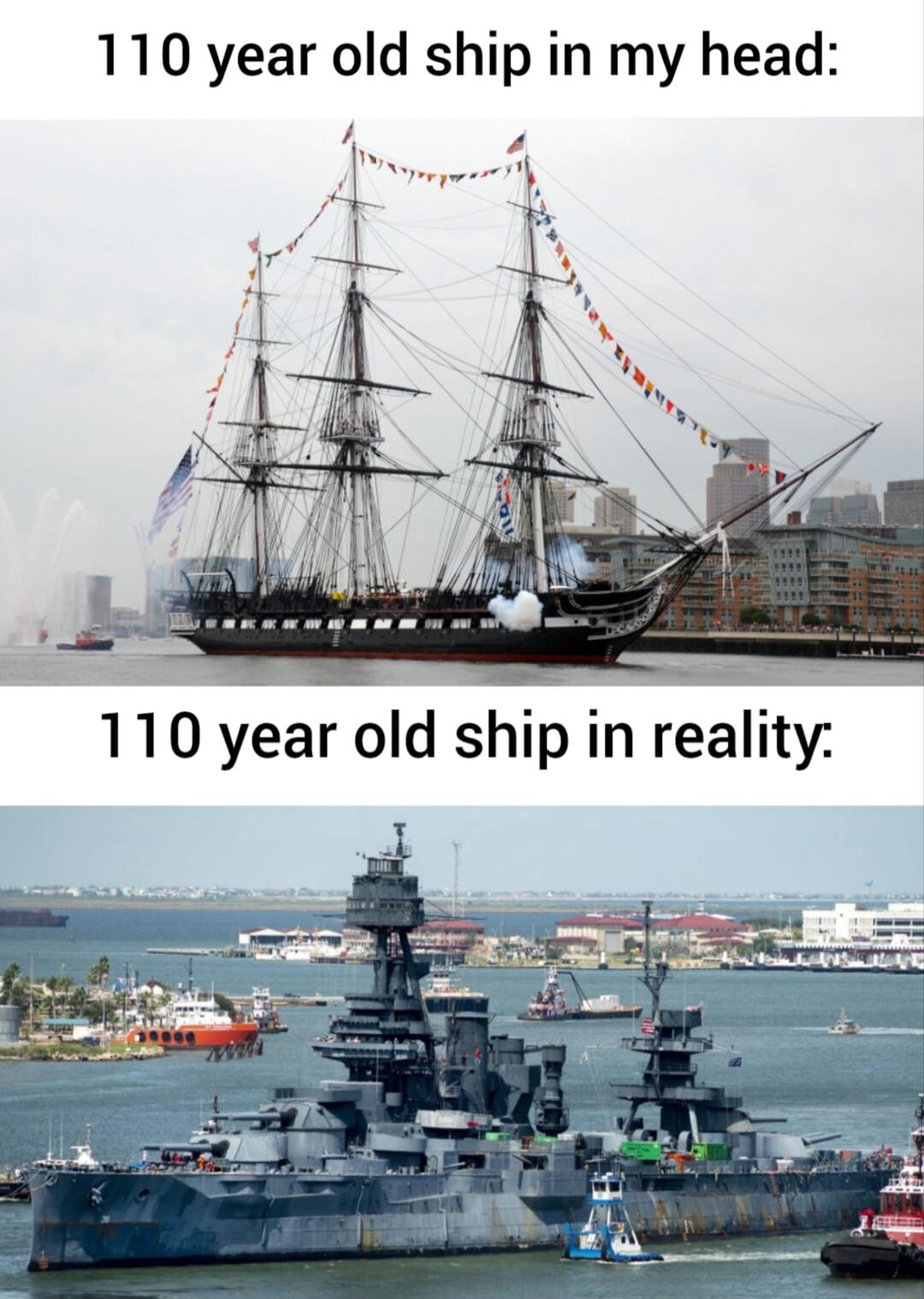 110 year old ship in my head 1 107year old ship in realityr