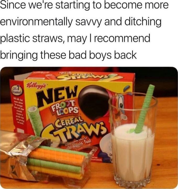 Since were starting to become more environmentally savvy and ditching plastic straws may recommend bringing these bad boys back