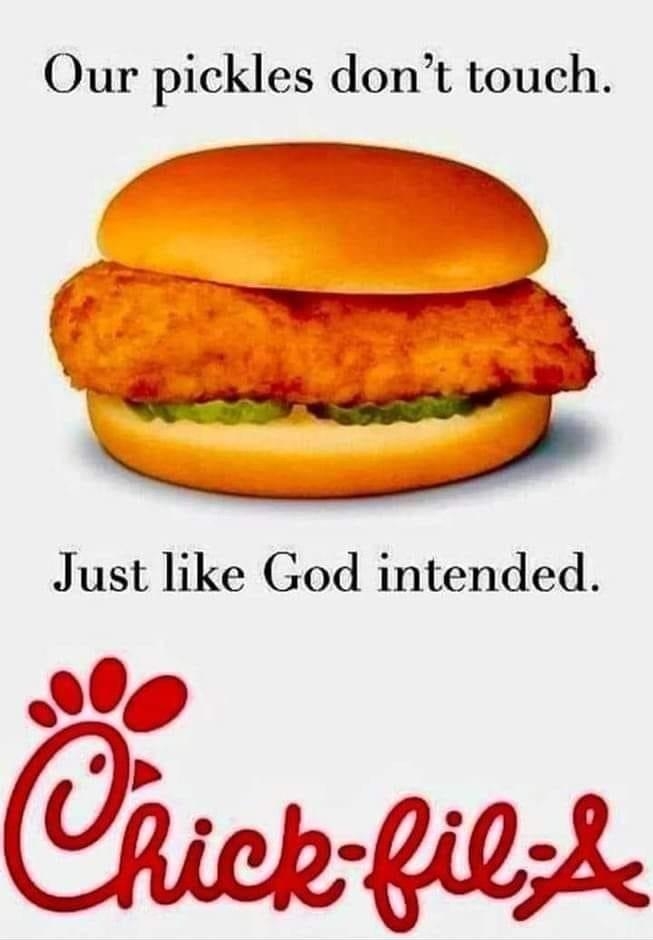 Our pickles dont touch