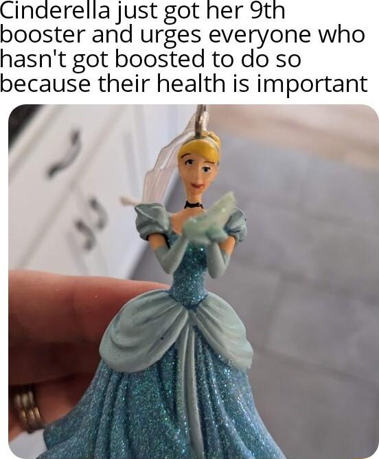 inaerella just got her 9t booster and urges everyone who hasnt got boosted to do so because their health is important