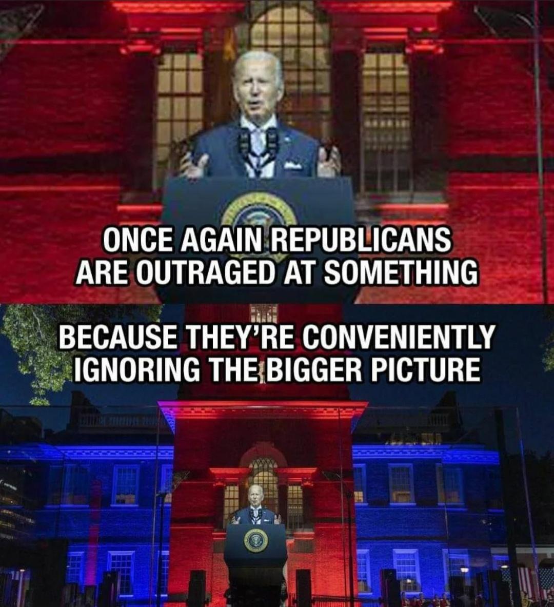 2 ONCE AGAIN REPUBLICANS ARE OUTRAGED AT SOMETHING IECAUSE THEYRE CONVENIENTLY W e