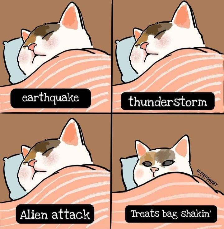 N earthauake thunderstorm A el Alien attack Treats bag Shakin