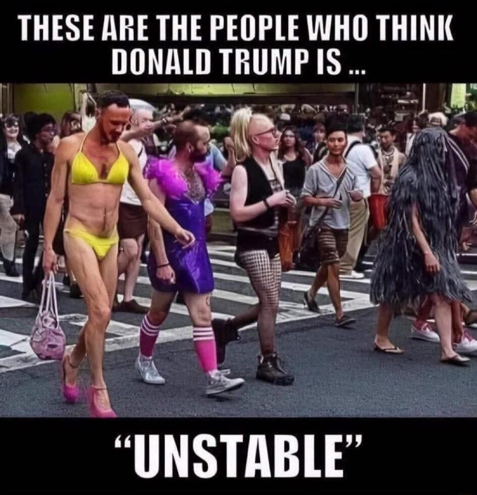 THESE ARE THE PEOPLE WHO THINK DONALD TRUMP IS ... UNSTABLE