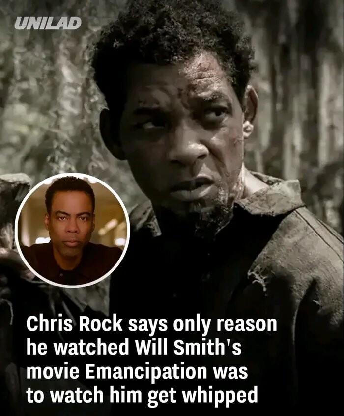 chris Rock says only reason he watched Will Smiths VTR EL T ENG RVES to watch him get whipped
