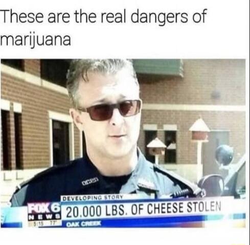 These are the real dangers of marijuana
20,000 LBS. OF CHEESE STOLEN
FOX 6 NEWS