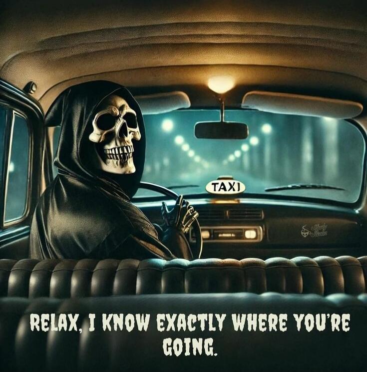 RELAX, I KNOW EXACTLY WHERE YOU'RE GOING.