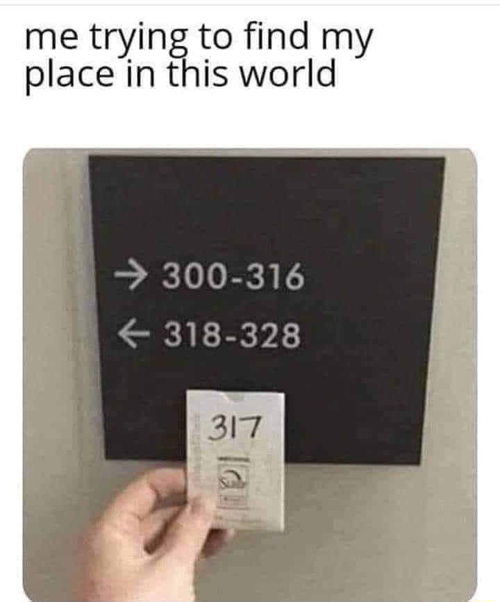 me trying to find my place in this world 5 300 316 318 328