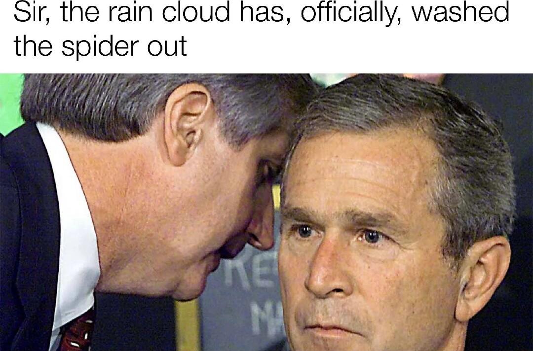 ir the rain cloua has spider out iclally washed 28