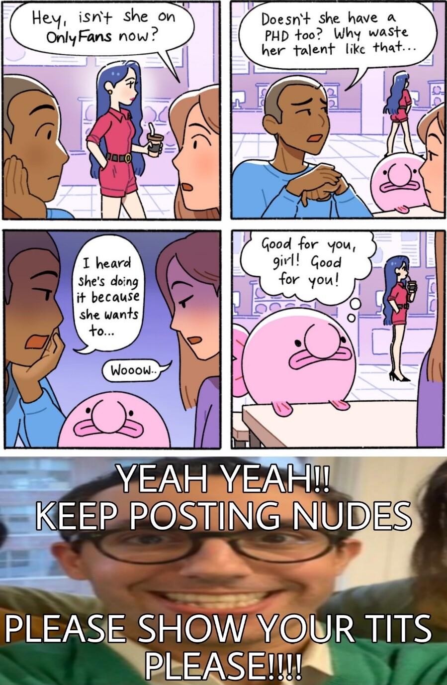 Hey isnt she on Doesnt she have a otam now waste 1 o e PLEASE SHOWAYUWR TITS NRLE