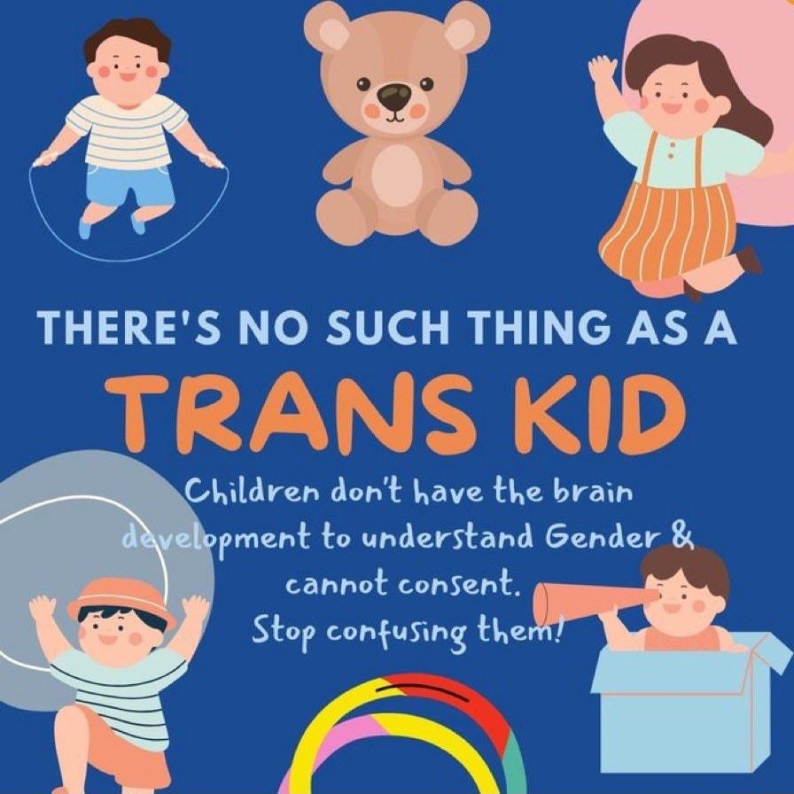 L THERES NO SUCH THING AS Children dont have the brain ppment to understand Gender cannot consent guay Stop congusing them A