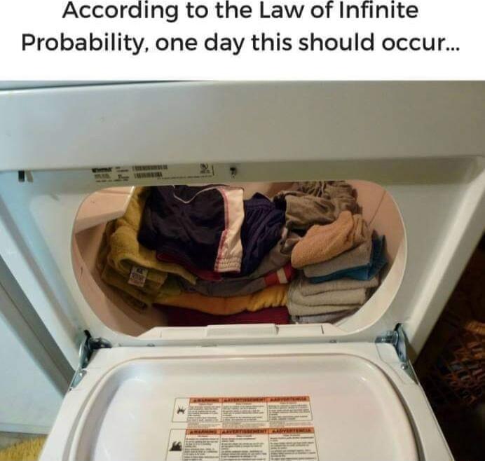 According to the Law of Infinite Probability one day this should occur