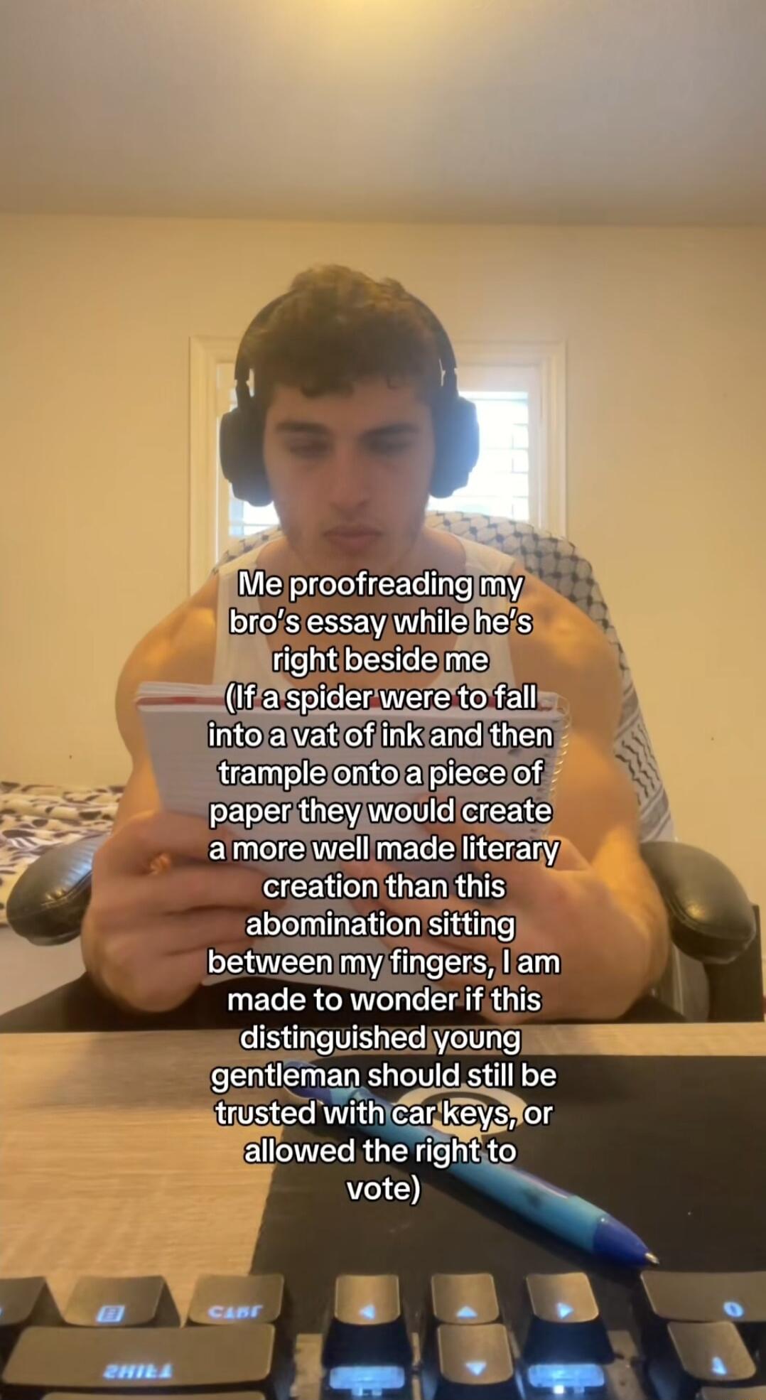 VS oM AR LT OBVERCThISENEIER naib piecelof ngersum made to wonder ifithis gentleman should trusted wnhcarkeys Jor allowed the rightto