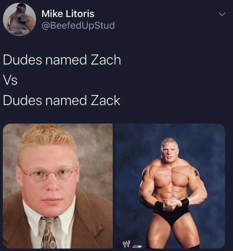 Mike Litoris v Y BeefedUpStud Dudes named Zach S Dudes named Zack