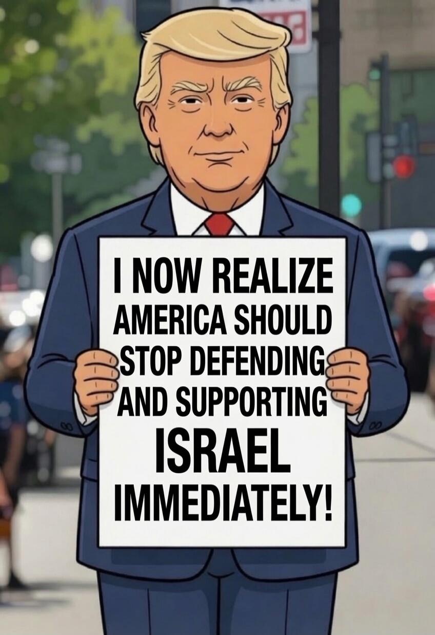 I NOW REALIZE AMERICA SHOULD STOP DEFENDING AND SUPPORTING ISRAEL IMMEDIATELY!