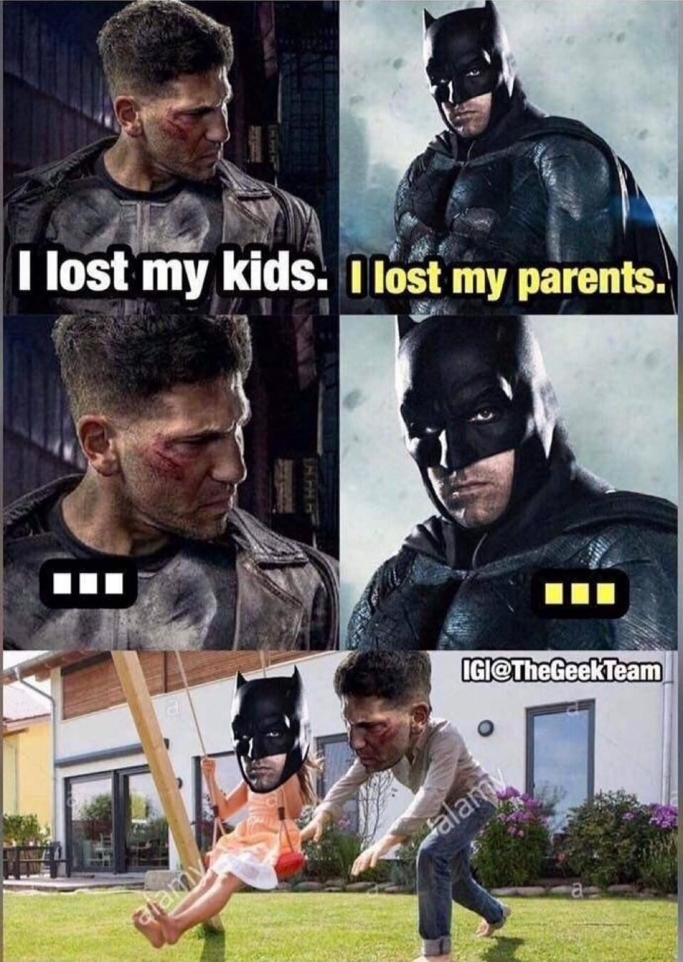 I lost my kids. I lost my parents. ...