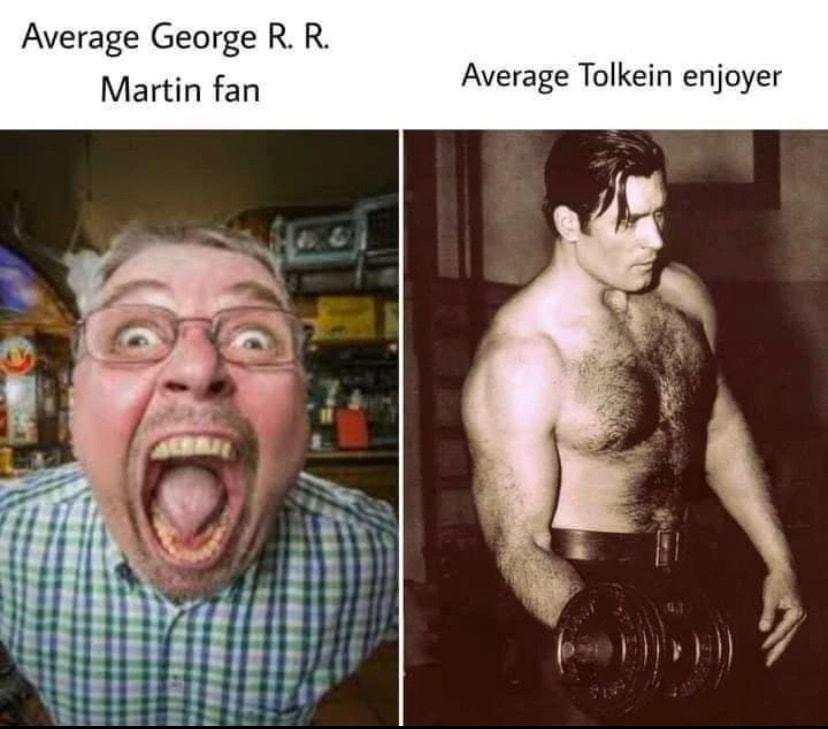 Average George Nt faic Average Tolkein enjoyer