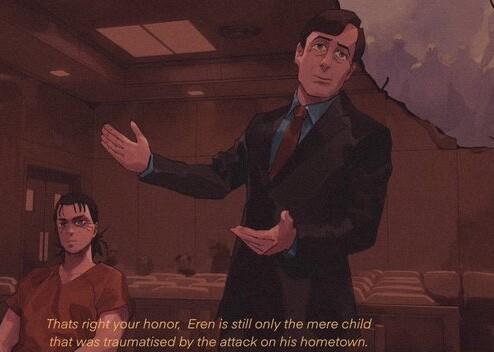 honor Erenis still only the mere ohild atised by the attack on his hometown