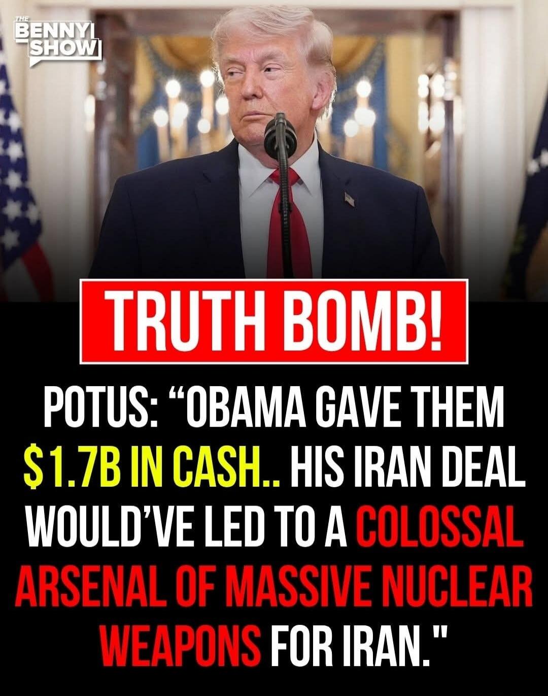 THE BENNYI SHOW TRUTH BOMB! POTUS: 