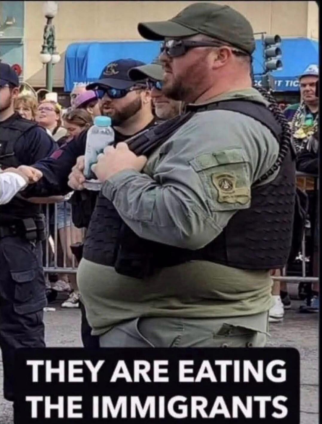 THEY ARE EATING THE IMMIGRANTS