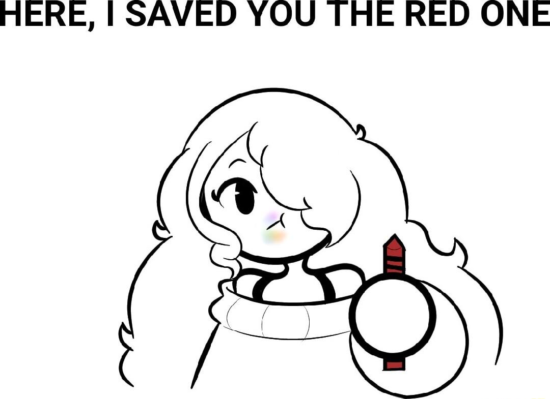 HERE SAVED YOU THE RED ONE
