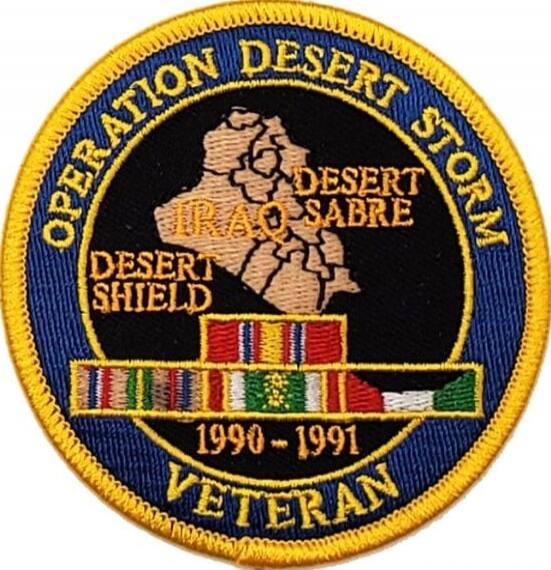 OPERATION DESERT STORM IRAQ DESERT SHIELD DESERT SABRE 1990-1991 VETERAN