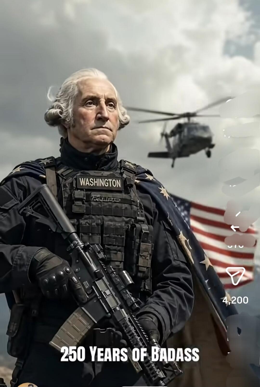 WASHINGTON 250 YEARS OF BADASS