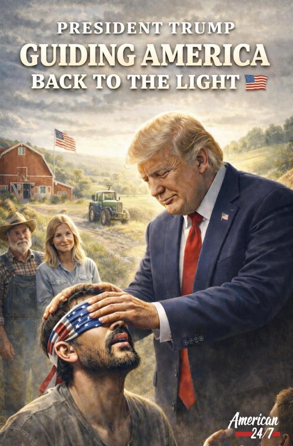 PRESIDENT TRUMP GUIDING AMERICA BACK TO THE LIGHT 🇺🇸
American 24/7