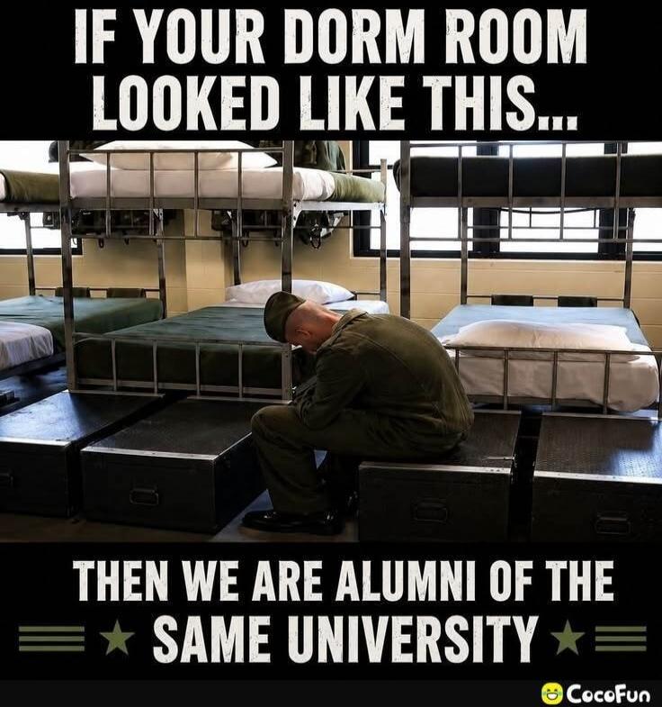 IF YOUR DORM ROOM LOOKED LIKE THIS... THEN WE ARE ALUMNI OF THE SAME UNIVERSITY