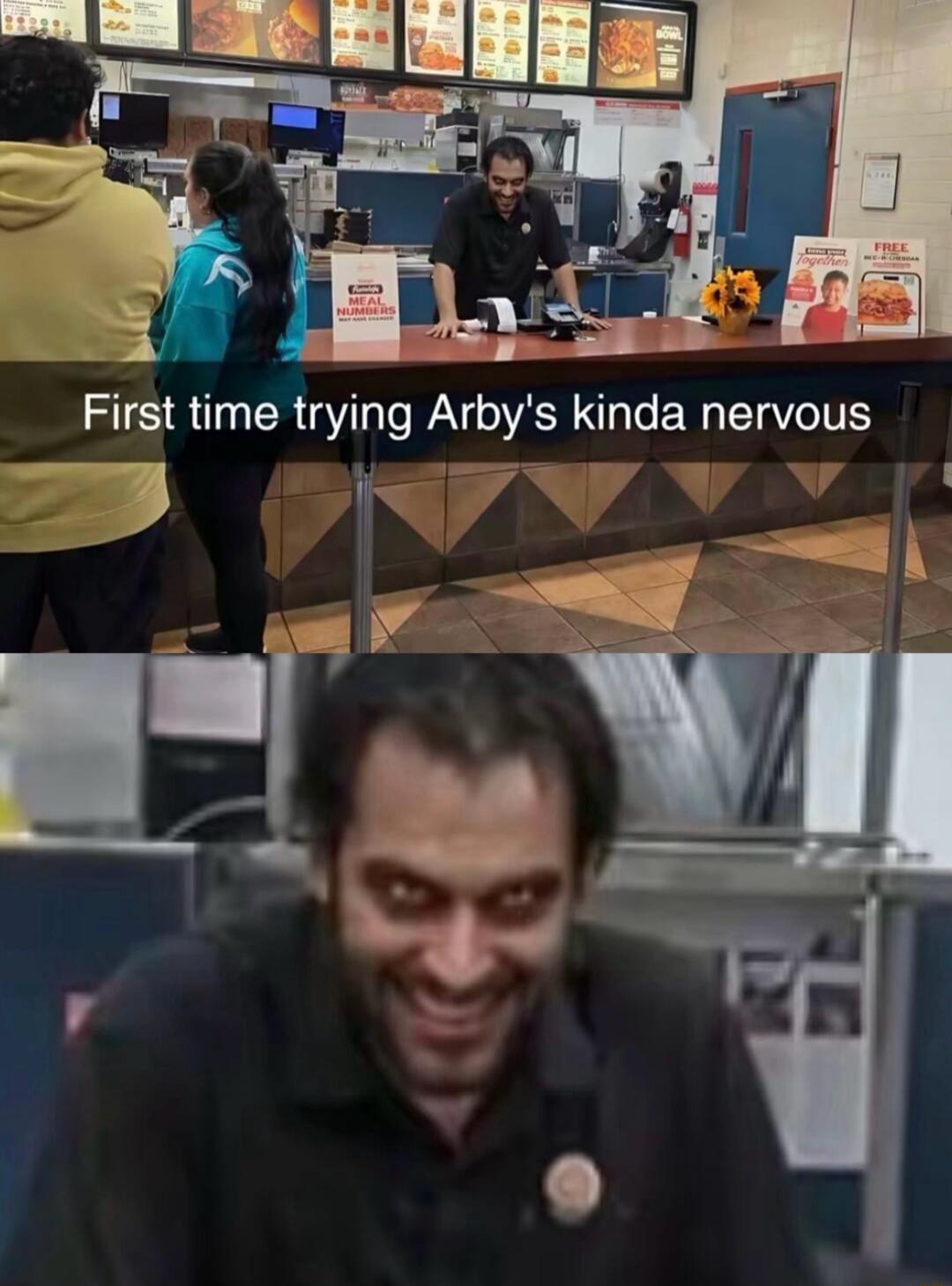 First time trying Arby's kinda nervous