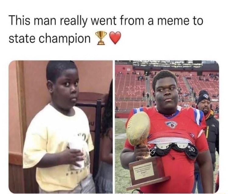 This man really went from a meme to state champion V
