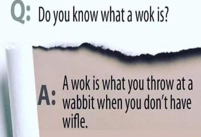 2 Doyou know whata wokis T A Awoklswhatyouthrowata wafbnwhen youdont have wifle