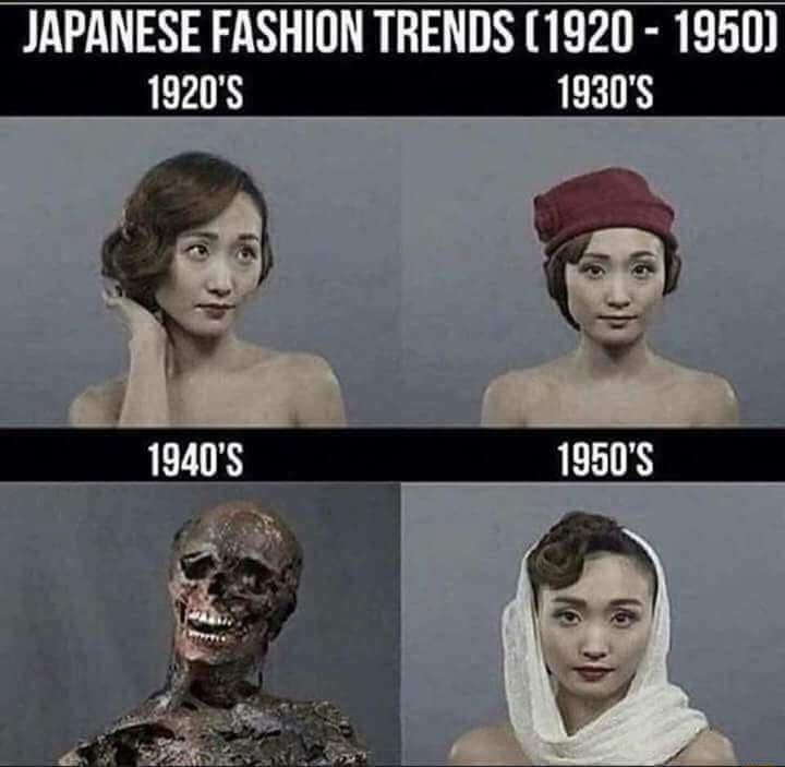 JAPANESE FASHION TRENDS 1920 1950 1920 1930