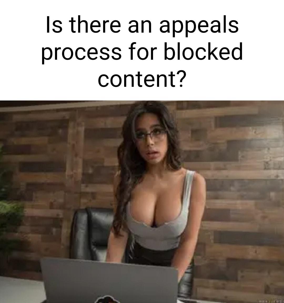 s there an appeals process for blocked content