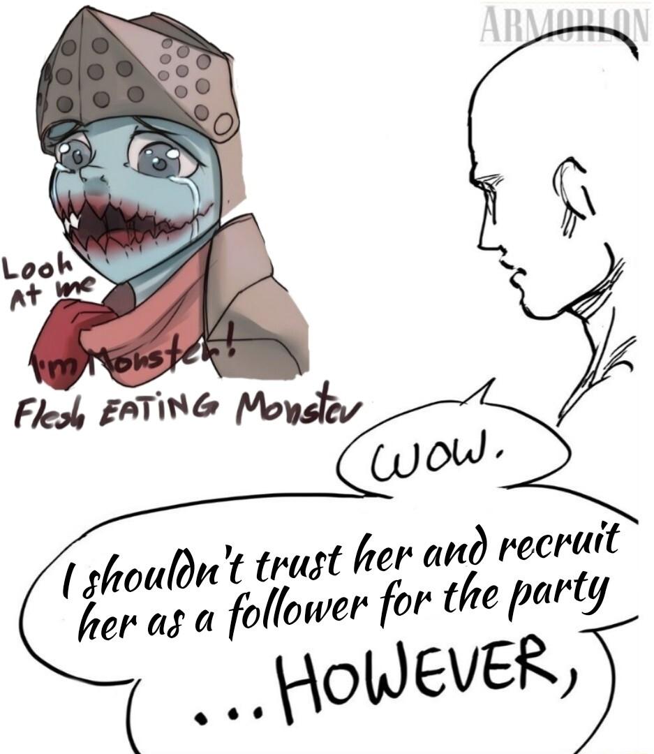 1 shouldnt trust hor and recruit her as a follower for the party fowEVERj