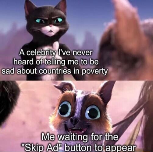 y n A celebritydlvenever LCEL otgllng meito be sadabout countries in poverty g forthe toiappear